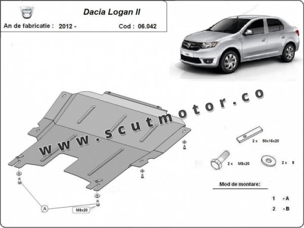 Scut motor Dacia Logan 2 1