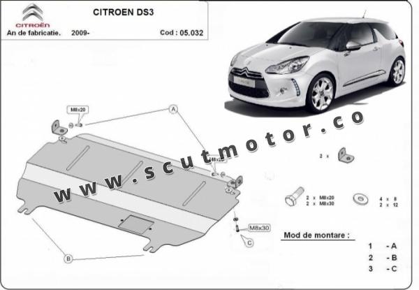 Scut motor Citroen DS3 1