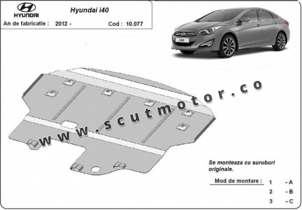 Scut motor și cutie de viteză Hyundai i40 1