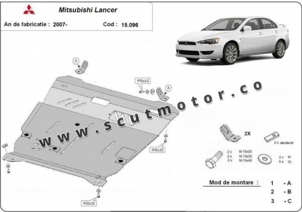 Scut motor și cutie de viteză Mitsubishi Lancer 1