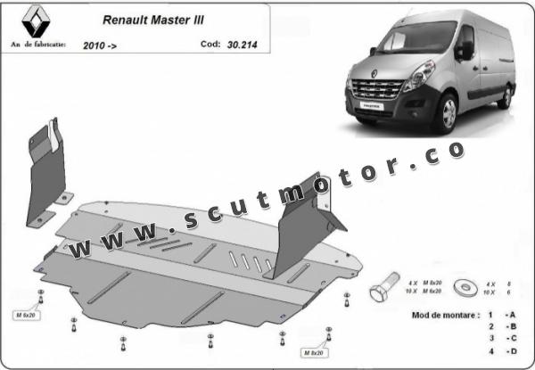 Scut motor Renault Master 3 1