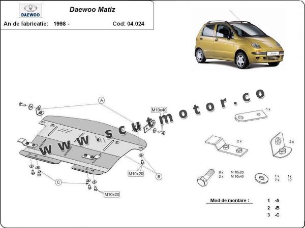 Scut motor Daewoo Matiz 1