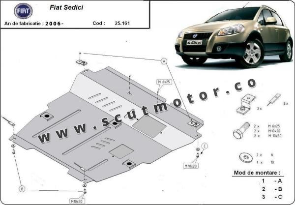 Scut motor Fiat Sedici 1