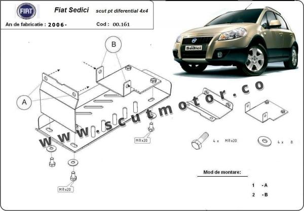 Scut diferențial Fiat Sedici 1