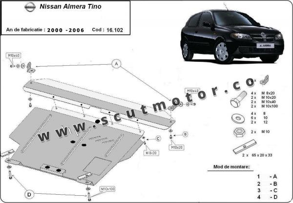 Scut motor Nissan Almera Tino 1