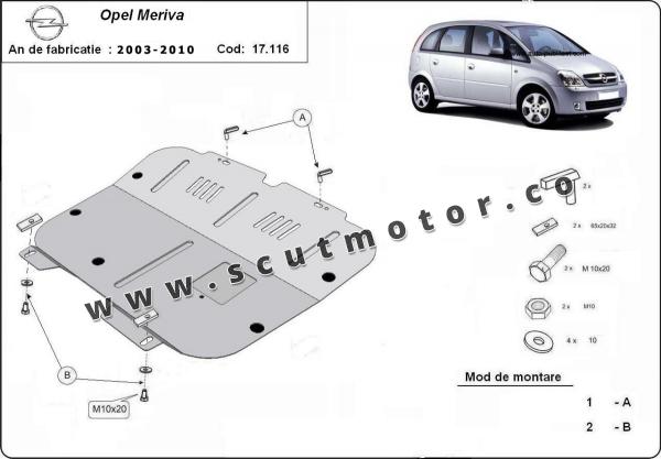 Scut motor Opel Meriva A 1