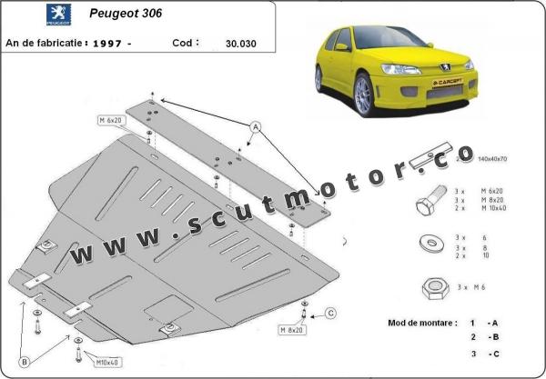 Scut motor Peugeot 306 1