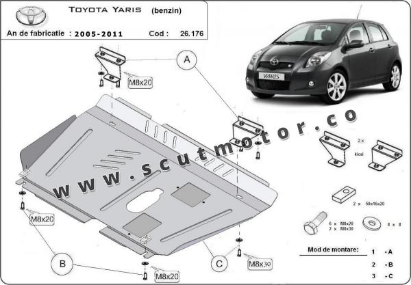 Scut motor Toyota Yaris - benzină 1