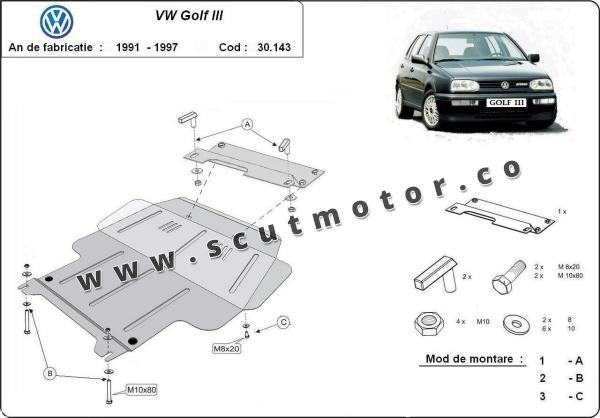 Scut motor VW Golf 3 1
