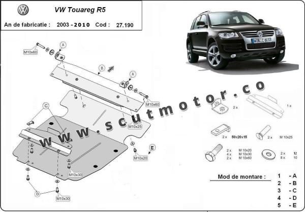 Scut motor Volkswagen Touareg R5 1