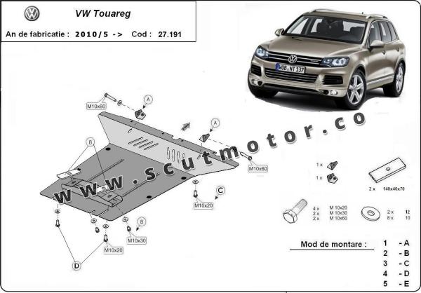 Scut motor VW Touareg 1