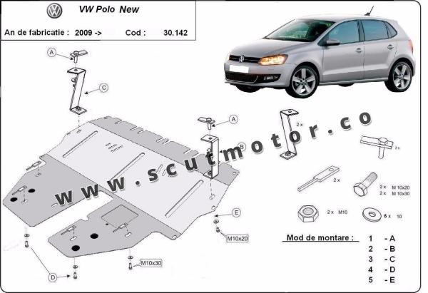 Scut motor VW Polo 1