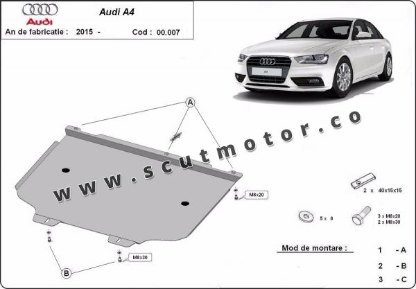 Scut cutie de viteză Audi A4 B9 1