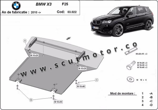 Scut motor BMW X3 - F25 1