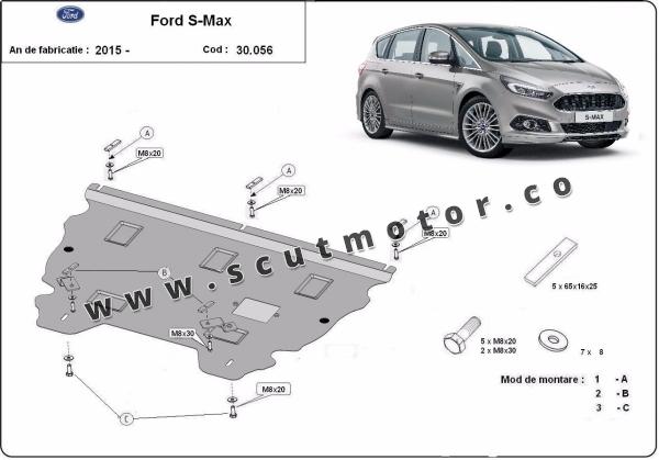 Scut motor Ford S-Max după 2015 1