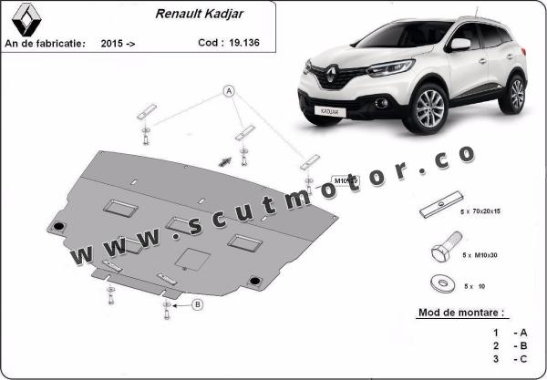 Scut Motor Renault Kadjar dupa 2015 1