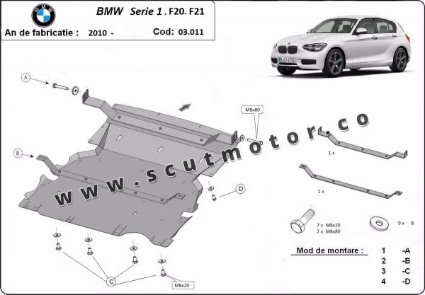 Scut motor BMW Seria 1 F20/F21 1