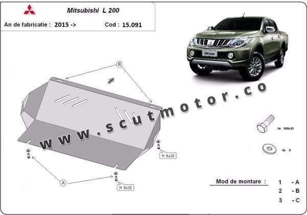 Scut radiator Mitsubishi L200 8