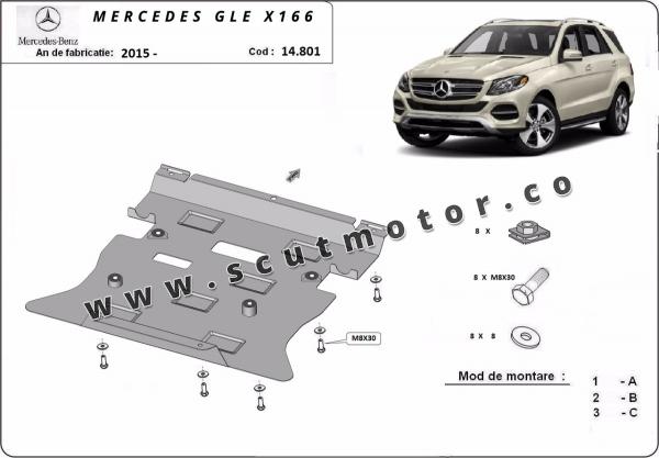 Scut motor Mercedes  GLE X166 1