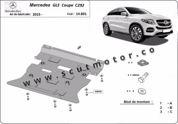 Scut motor Mercedes  GLE Coupe C292 1