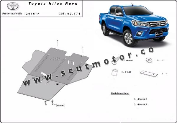 Scut cutie de viteză, filtru particule Toyota Hilux Revo 1