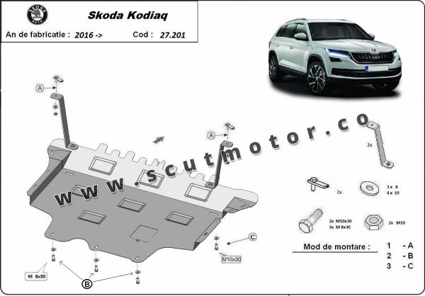 Scut motor Skoda Kodiaq 1