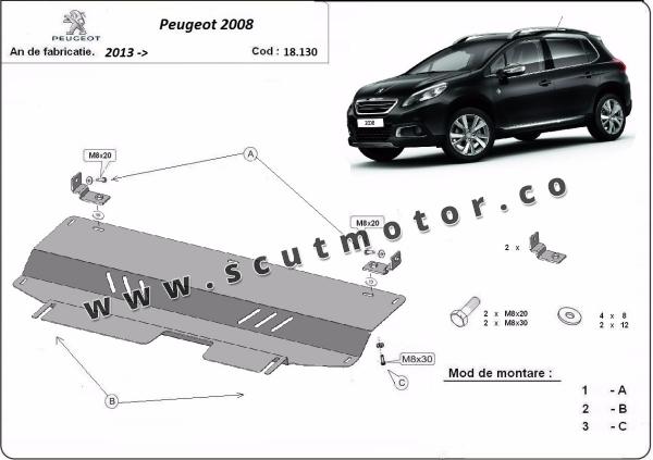 Scut motor Peugeot 2008 1