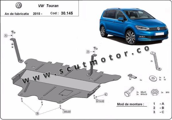 Scut motor Volkswagen Touran - cutie de viteză manuală 1