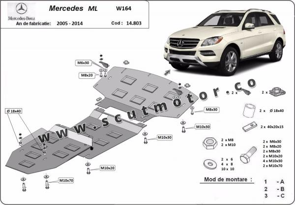 Scut Motor Mercedes ML W164 6