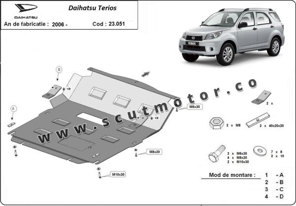 Scut motor Daihatsu Terios 1