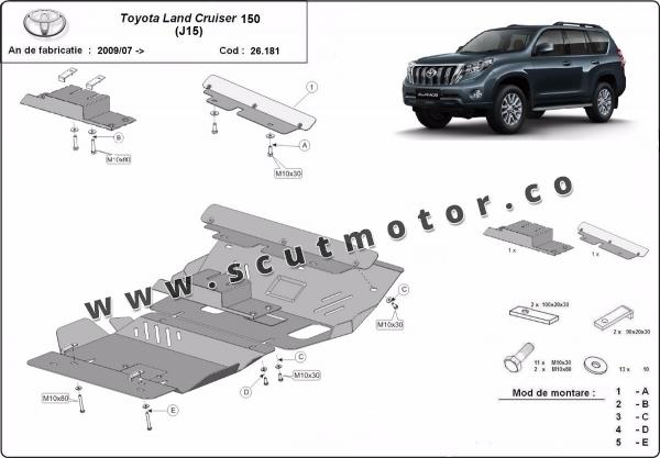 Scut motor Toyota Land Cruiser 150 1