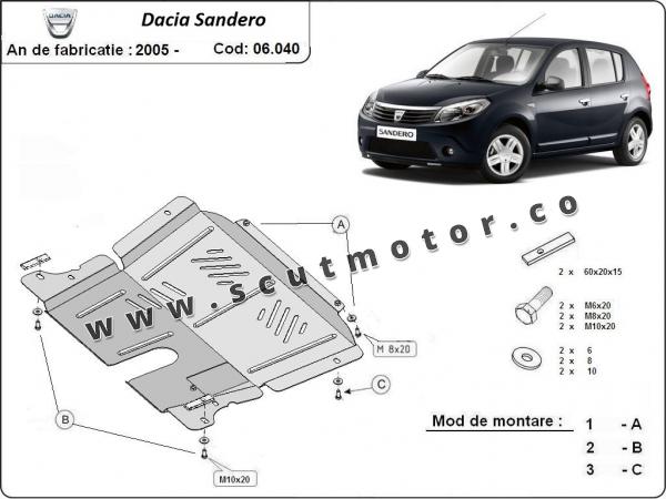 Scut motor Dacia Sandero 3