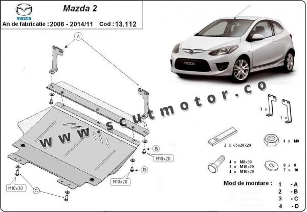 Scut motor Mazda 2 1