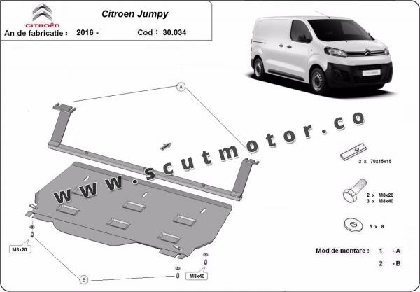 Scut motor Citroen Jumpy Autoutilitară 1