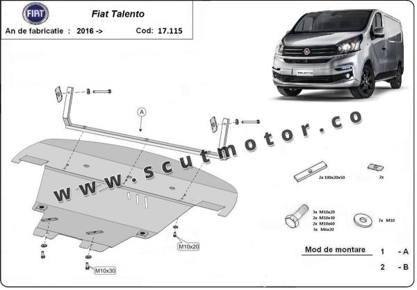 Scut motor Fiat Talento 1