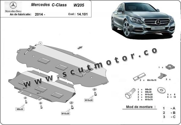 Scut motor  Mercedes C-Class W205 1