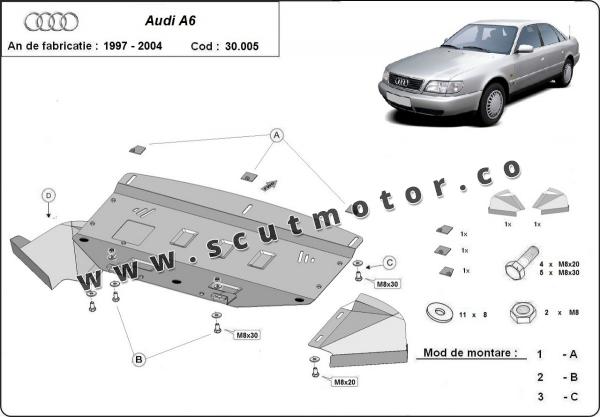 Scut motor Audi A6 1