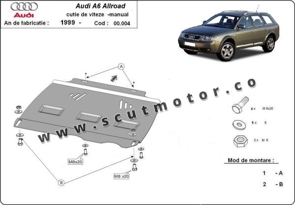Scut cutie de viteză manuală  Audi A6 Allroad 1