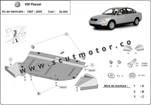 Scut motor VW Passat B5 1