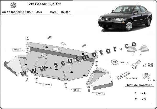 Scut motor VW Passat B5, B5.5 6