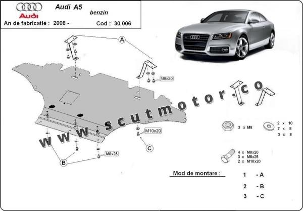 Scut motor Audi A5 - benzină 1