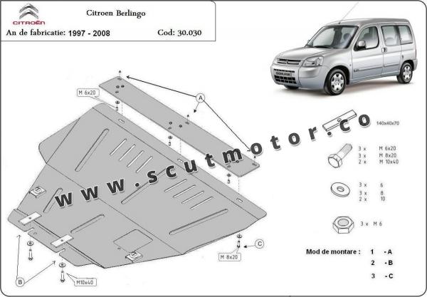 Scut motor Citroen Berlingo 1