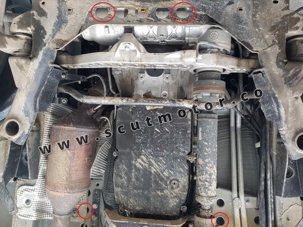 Scut metalic cutie de viteză și reductor Mercedes Vito W639, varianta 4x4 automată 4