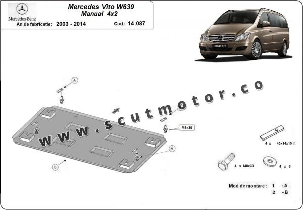 Scut motor metalic Mercedes Viano W639 - 2.2 D 4x2 1