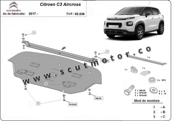 Scut motor Citroen C3 Aircross 4