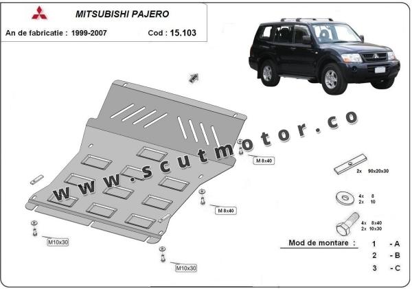 Scut motor și radiator Mitsubishi Pajero 3 (V60, V70) Vers 2.0 3