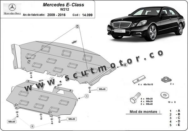 Scut motor Mercedes E-Class W212 1