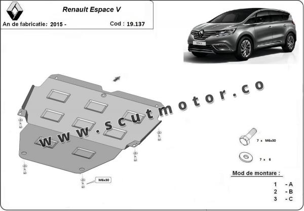 Scut motor Renault Espace V 2