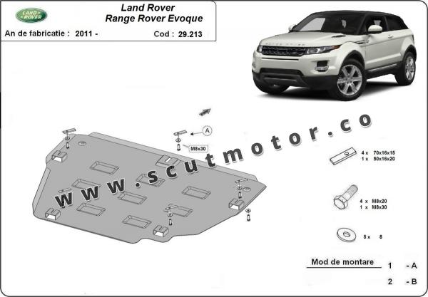 Scut motor metalic Range Rover Evoque 1