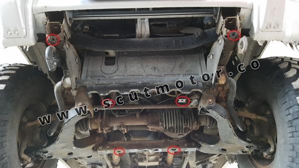 Scut motor și radiator Mitsubishi Pajero 3 (V60, V70) 4